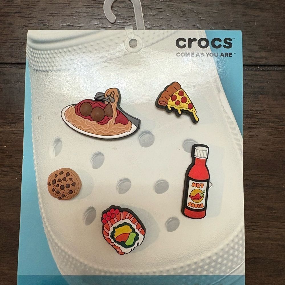 NWT CROCS Foodie Jibbitz Charms Set